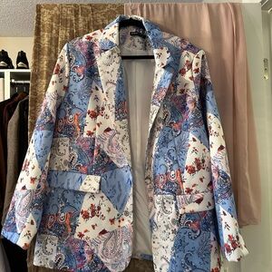 Colorful Patchwork Blazer